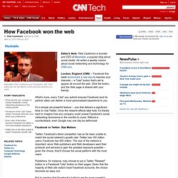 How Facebook won the web