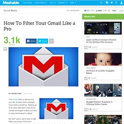 How To Filter Your Gmail Like a Pro
