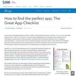 How to find apps: The Great App Checklist