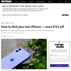 How to find your lost iPhone — even if it’s off