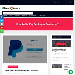 How to fix PayPal Login Problems?
