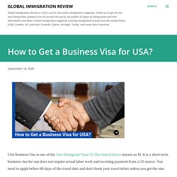 How to Get a Business Visa for USA?