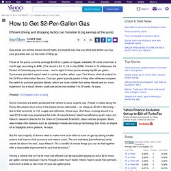 How to Get $2-Per-Gallon Gas