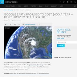 How to Get Google Earth Pro for Free