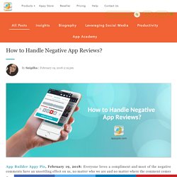 How to Handle Negative App Reviews?