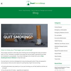 How to help your Teenager quit smoking?