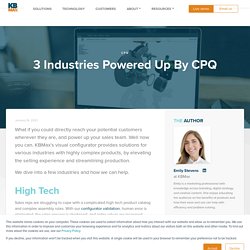 How CPQ Can Help Various Industries