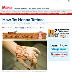 How-To: Henna Tattoos