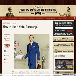 How to Use a Hotel Concierge