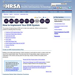 How to Implement Your EHR System