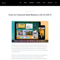 How to Improve Bad Battery Life of iOS 11