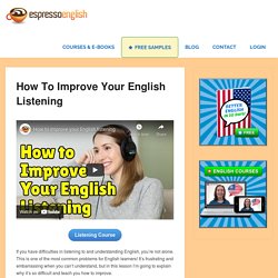 How to improve your English listening