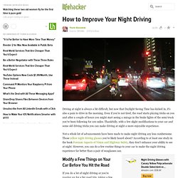 How to Improve Your Night Driving