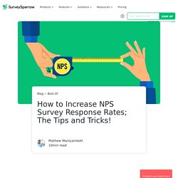 How to Increase NPS Response Rate