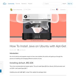 How To Install Java on Ubuntu with Apt-Get