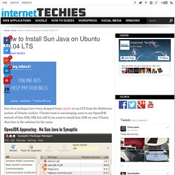 How to Install Sun Java on Ubuntu 10.04 LTS