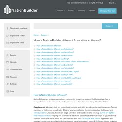 How is NationBuilder different?