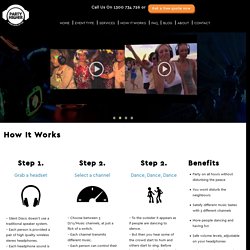 Silent Disco Headphone Party – How It Works