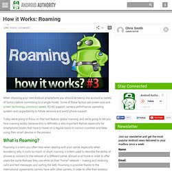 How it Works: Roaming