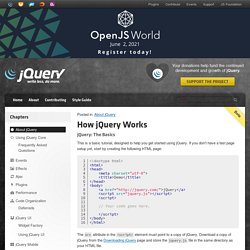 Tutorials:How jQuery Works