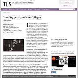 How Keynes overwhelmed Hayek