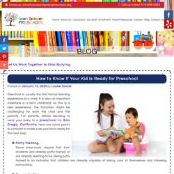 How to Know If Your Kid Is Ready for Preschool