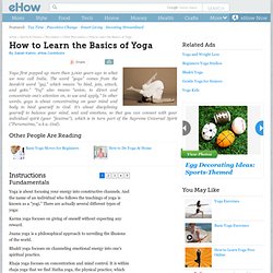 Basic Yoga Stances