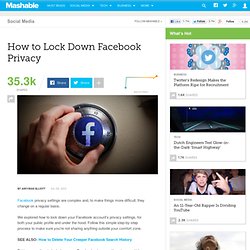 How to Lock Down Facebook Privacy