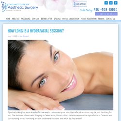 How Long Is a HydraFacial Session?