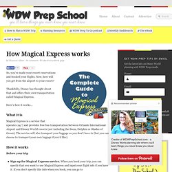 How Magical Express works