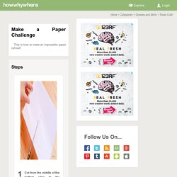Make a Paper Challenge