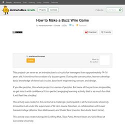 How to Make a Buzz Wire Game : 7 Steps