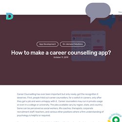 Career Guidance Counselling App