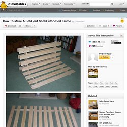 How To Make A Fold out Sofa/Futon/Bed Frame