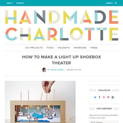 How To Make A Light Up Shoebox Theater