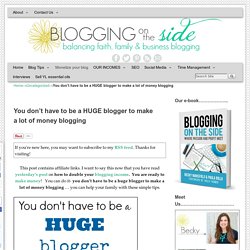 how to make money with a new blog