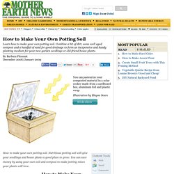 Make Your Own Potting Soil