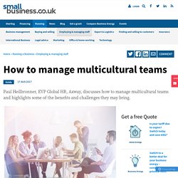 How to manage multicultural teams