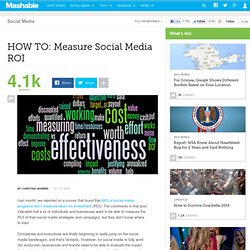 HOW TO: Measure Social Media ROI