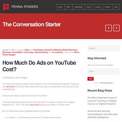How Much Do Ads on YouTube Cost?
