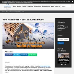 How much does it cost to build a house
