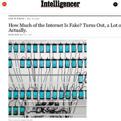 How Much of the Internet Is Fake?