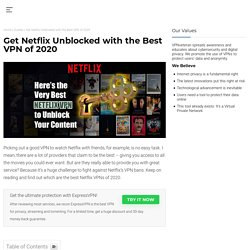 How to Use Netflix with a VPN? Top 5 Services for 2020