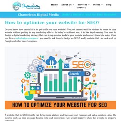 How to optimize your website for SEO?
