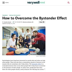 (3c) How to counteract the bystander effect?