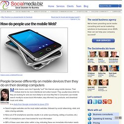 How do people use the mobile Web?