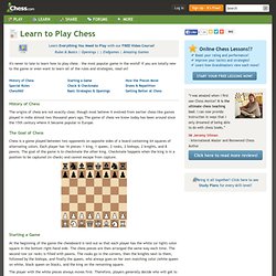 How to Play Chess: Rules & Basics