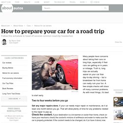 How to Prepare Your Car for a Road Trip