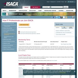 How IT Professionals can Join ISACA