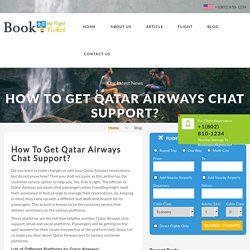 How To Get Qatar Airways Chat Support?
